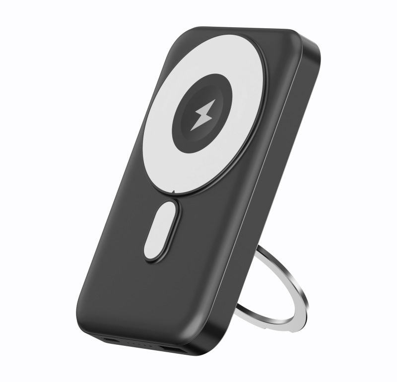 急速充電磁気ワイヤレスパワーバンクミニポータブル大容量携帯電話時計パワーバンクスタンド充電器付き|undefined