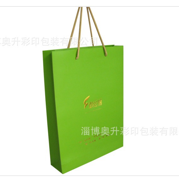 礼品手提袋  白卡纸手提袋 商务礼品袋 加印LOGO 可烫金烫银起鼓