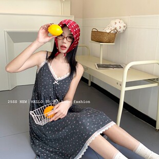2025��Ʒ�ļ�˯��Ů˯ȹ�MӡС���䱡��Ī�������؉|pinkweo��Ʒ