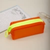 With zipper, orange, fluorescence
