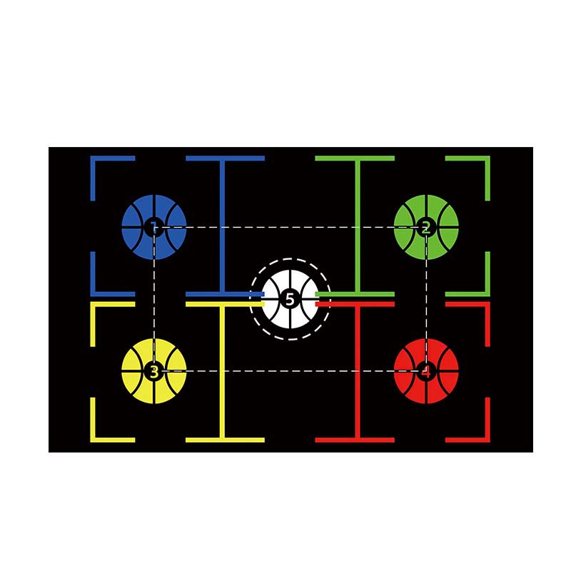 Baloncesto paso entrenamiento antideslizante indoor y outdoor entrenamiento de fútbol control de pelota drible reduciendo el ruido almohadilla de aislamiento de sonido
