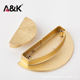 Modern Simple Creative Furniture Handle Golden Universal Living Room Bedroom Copper Shoe Cabinet Cabinet Wardrobe Door Handle