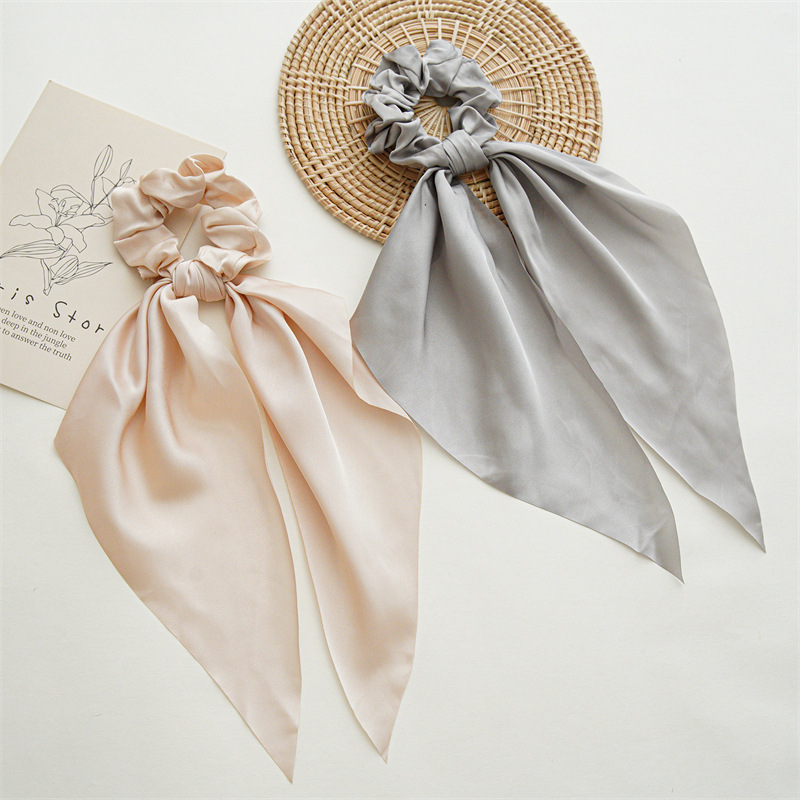 12g Weight Hair Tie Hair Accessories Type 1 Piece Quantity Daily Occasion Lady Solid Color Cloth Handmade Hair Tie