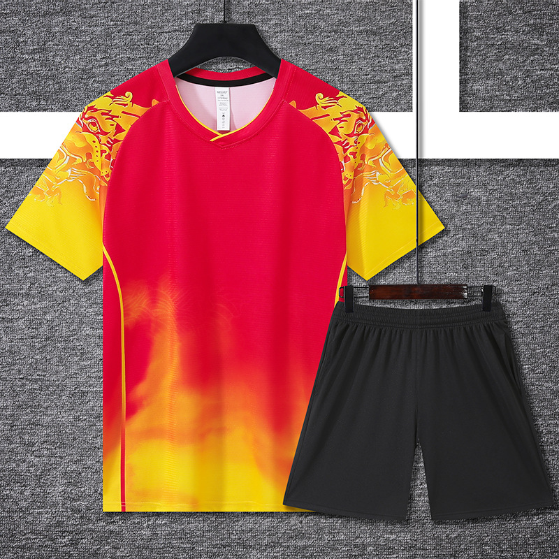 Uniforme de pelota verano nuevo estilo bádminton campamento de verano al aire libre traje de ropa deportiva equipo de estudiantes adultos impresión de ropa competitiva