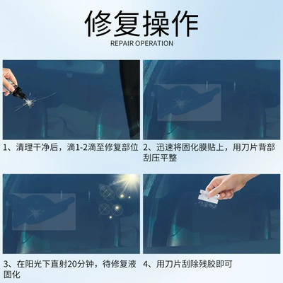 Kit Factory, Auto glass repair liquid