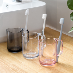 家庭用歯磨きカップ、うがいコップ、歯ブラシカップ、和風水切りカップ、カップル用歯ブラシカップ、透明プラスチックカップ、抗菌タイプ