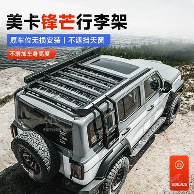 Sharp-Edged Expansion Platform Side Ladder | Roof rack