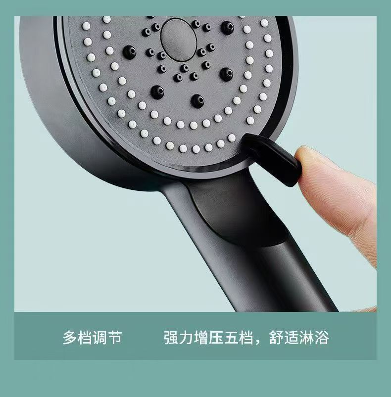 Black Knight showerhead, pressurized showerhead, bathroom bath heater, handheld shower head wholesale undefined