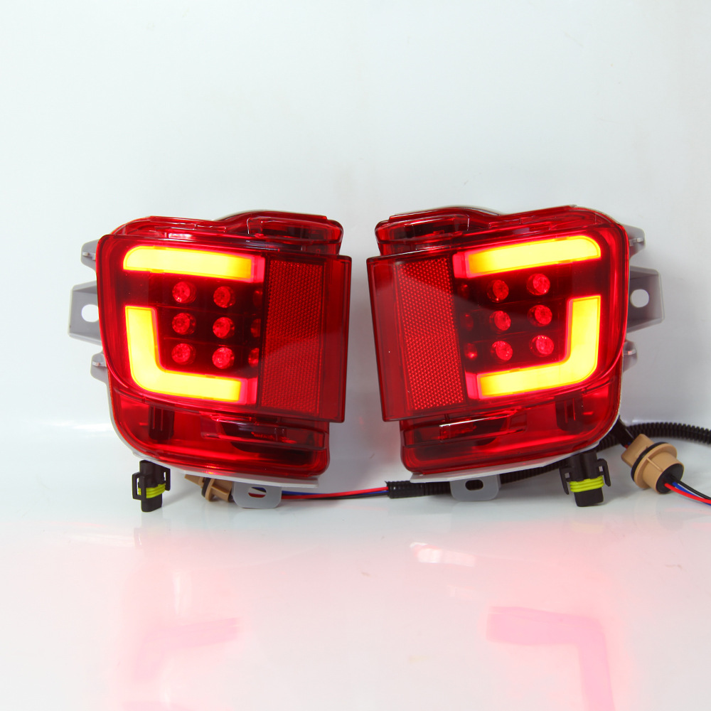 Adecuado para Toyota lanku parachoques trasero luz 16-21 landcooluze fj200 luz de freno Luz de marcha