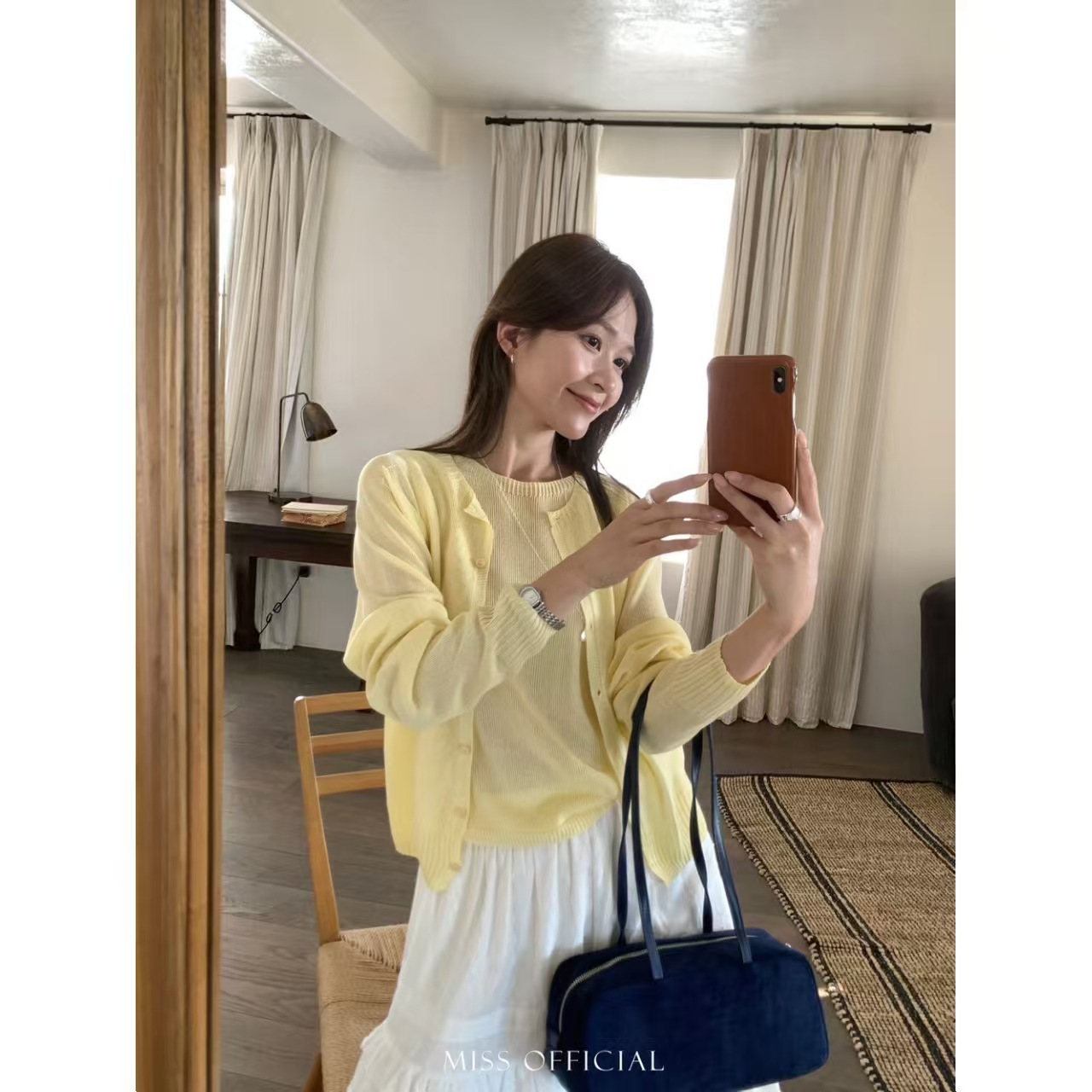 2026早春新款韩系慵懒风针织开衫女宽松软糯薄款百搭外套上衣