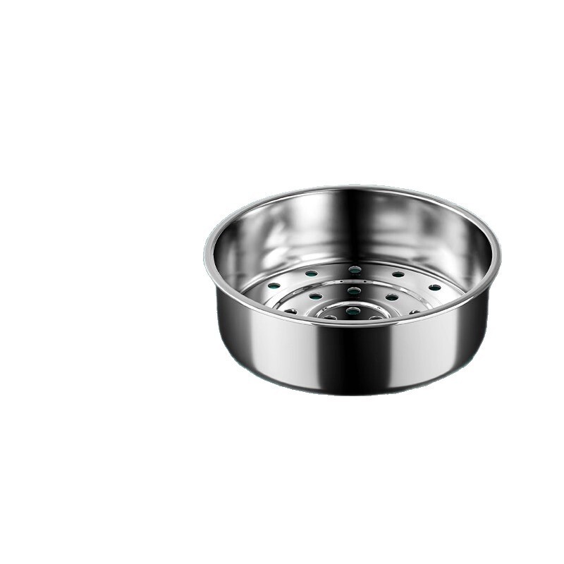 316 ステンレス鋼の蒸し器と炊飯器の特別なアクセサリー家庭用多機能ラウンド蒸しトレイ厚みのある単層蒸しグリッド|undefined