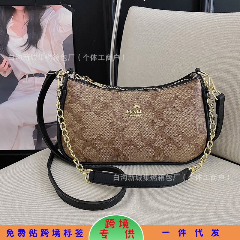Ventas transfronterizas en caliente nuevas bolsas de brazo de mujer, bolsas de hombro, bolsas de mano de impresión casuales de moda para mujeres