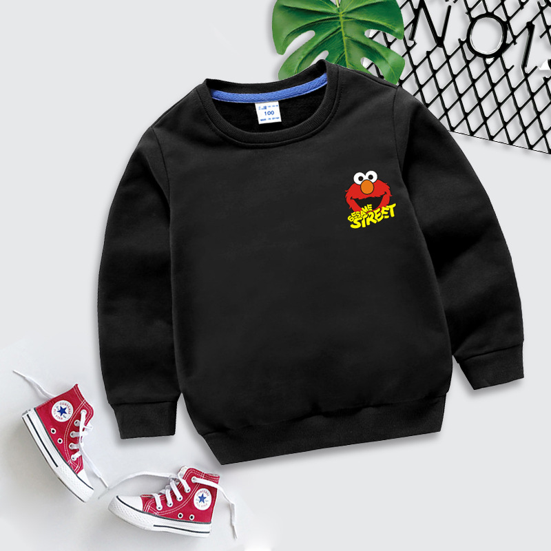 黑色芝麻街胸花红黄