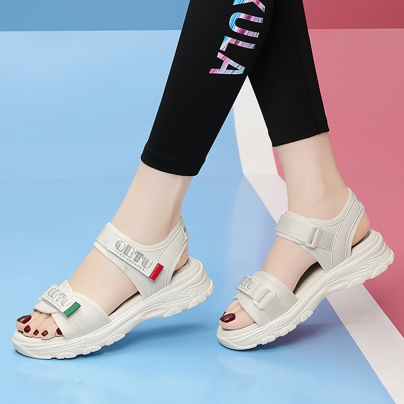 Sandal thể thao nữ đế dày phong cách ballet mùa hè 2024 — 9819 xanh đen, 9819 mét xanh lục