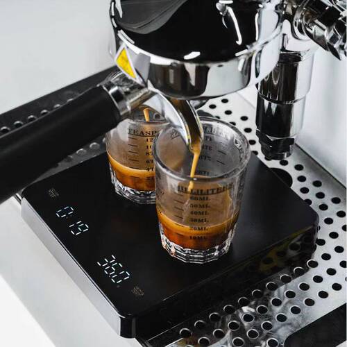 New Multifunctional LED Hidden Screen Charging Coffee Maker, Timing Manual Drip Electronic Scale 3kg 0.1g Coffee Bar Scale