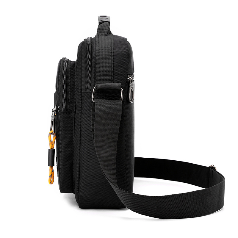 Multicapa nuevo hombre bolso de negocios casual bolso de hombro moda ligero multicapa gran capacidad mochila resistente al agua