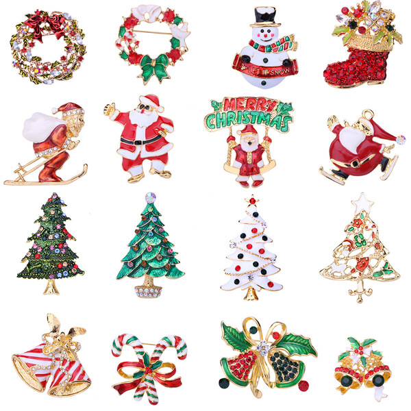 Christmas brooch