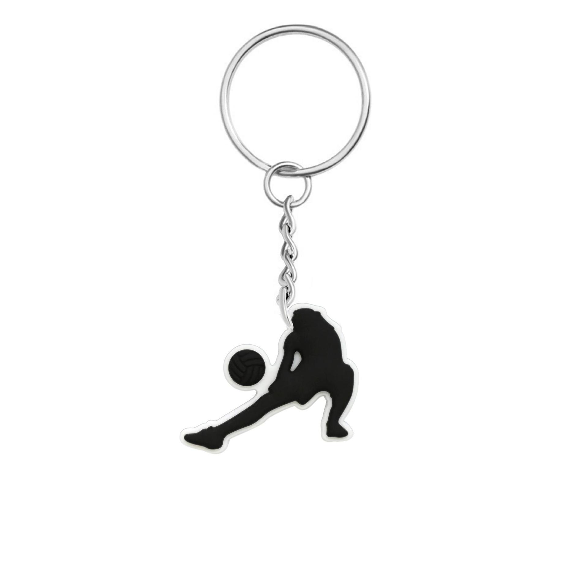 Nuevo deportivo serie de acessorios de pegamento suave de PVC DIY accesorios de llaves de decoración accesorios de caja de teléfono móvil accesorios de cabello al por mayor