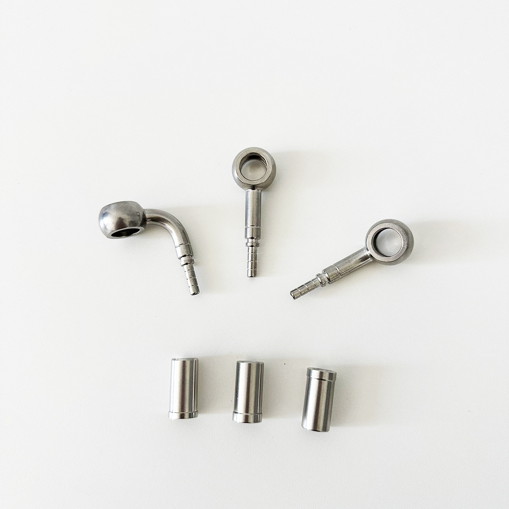 Motorcycle Hydraulic Oil Pipe 10mm Stainless Steel 0-28-90 Degree Braided Brake Clutch Oil Pipe Joint