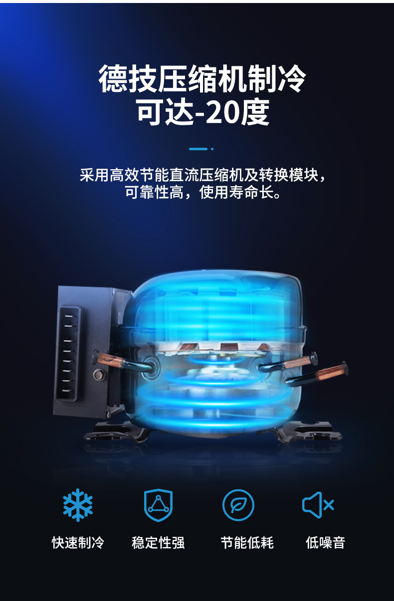 Ice Tiger Compressor Car Refrigerator Car Home Dual-use Refrigeration 12v24v Portable TWW35 Dormitory Small Refrigerator
