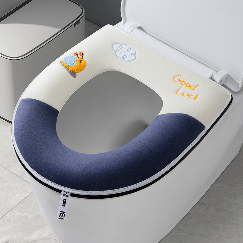 便器マット新型家庭用四季通用のトイレカバー防水は冬のトイレの座布団を厚くします。|undefined