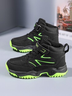 P 85517 Outdoor Hiking High Top Boys Shoes ��ͯ�ߎ��\��Ь