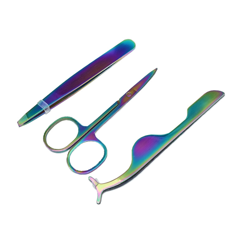 定做镊子剪刀眉夹套坟去死皮美容夹子去黑头指甲修剪修眉套装工具