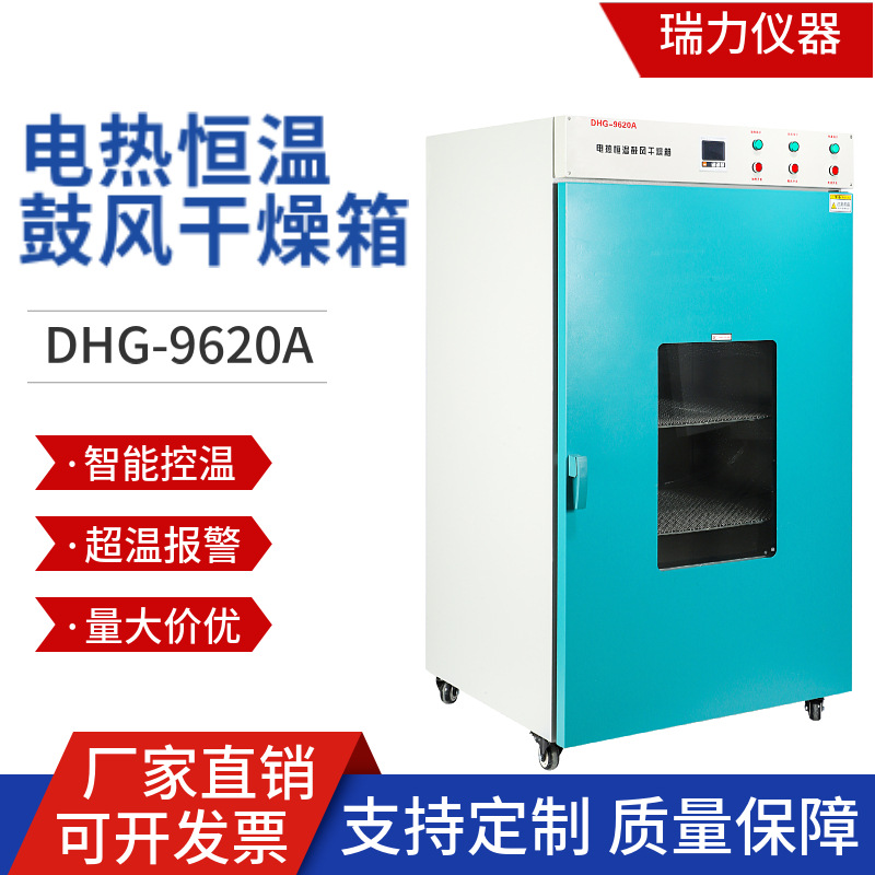 瑞力仪器供应 电热恒温数显鼓风干燥箱 高温烘箱实验室快速烘干箱