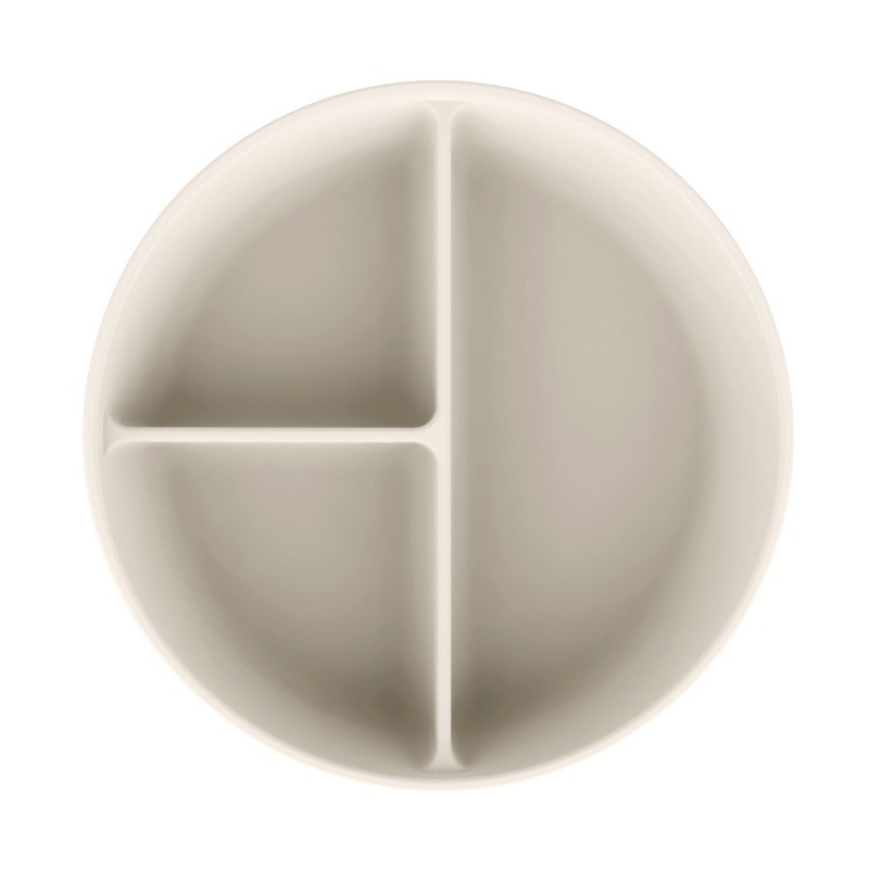 Alimentos de silicona set de cubiertos para niños cucharas blandas tenedor ventosa cuenco divisor de platos de comedor bib puede personalizar caja de regalo