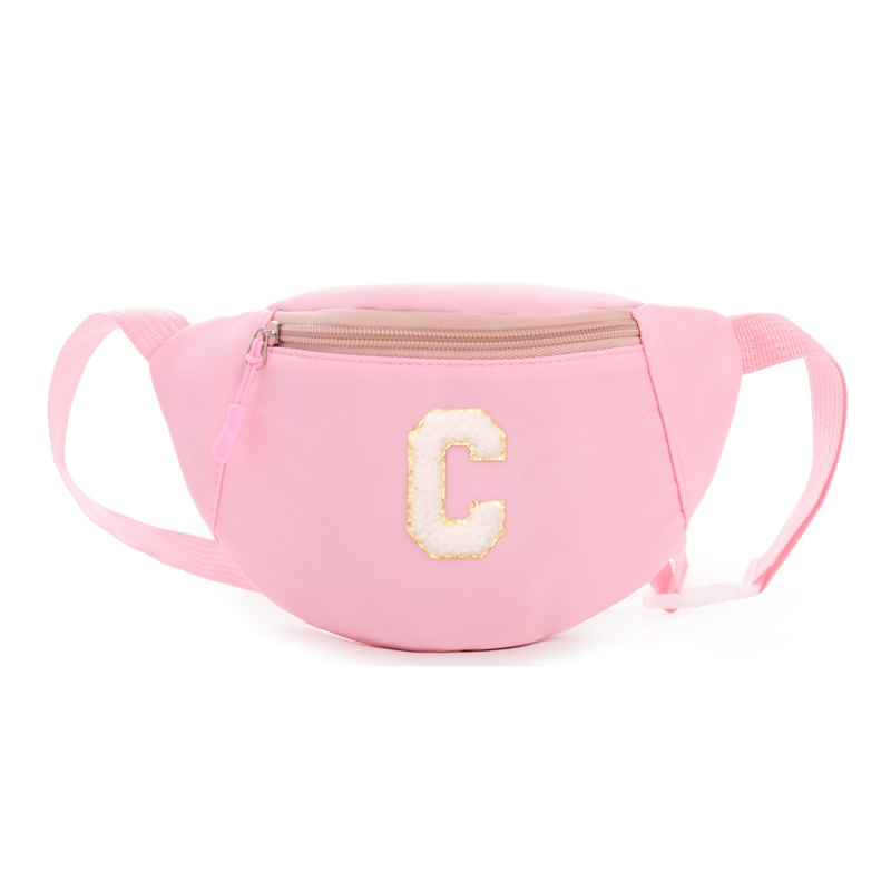 letras coreanas de estilo extranjero para niños y niñas bolsas de pecho simples ociosas bebés mochila 2026 nuevo comercio exterior bolsas de cintura para niños