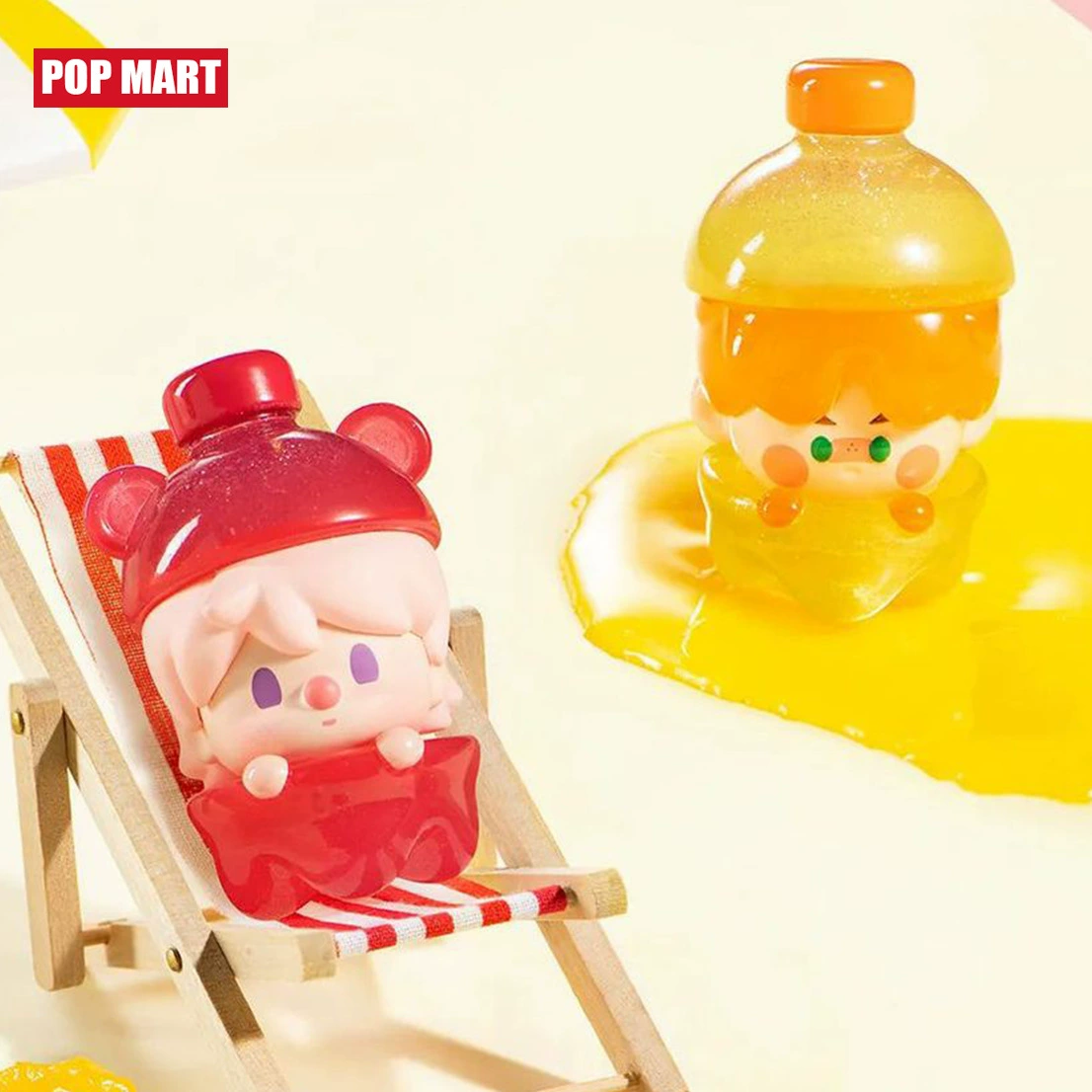 Настоящая Colorful Juice серия Bubble Mart Интернет-знаменитость популярная коллекция Blind Box и установка лотка подлинная DIY модная подвеска игрушка