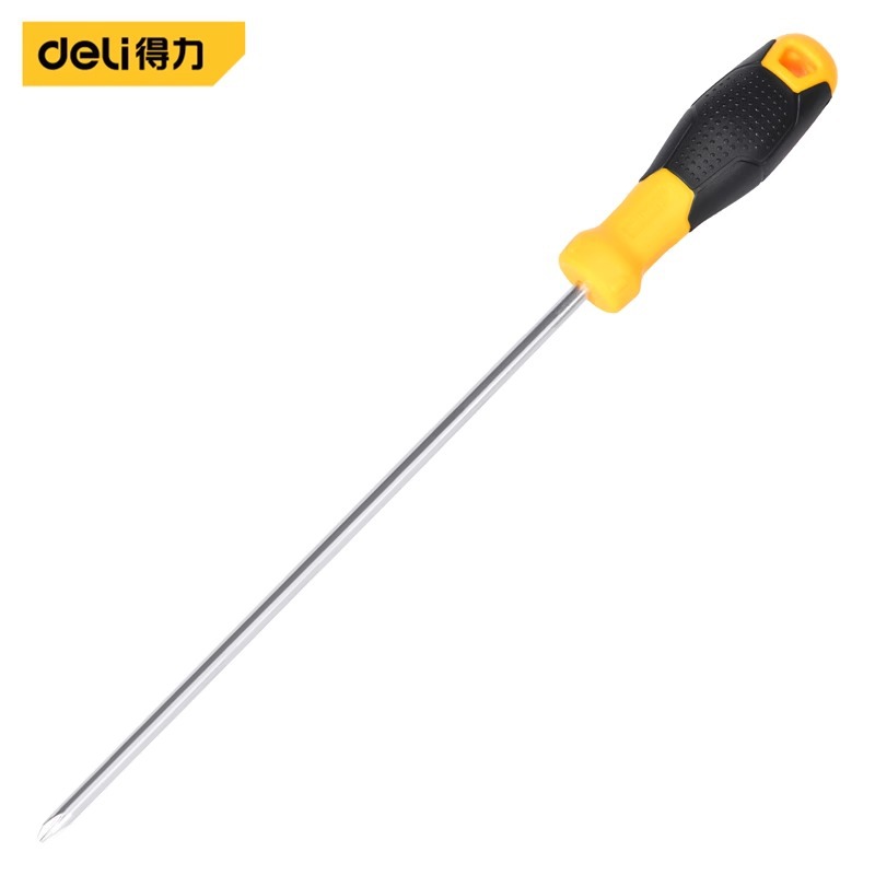 得力工具DL638250鱼雷柄十字螺丝批PH3x250mmSUP11