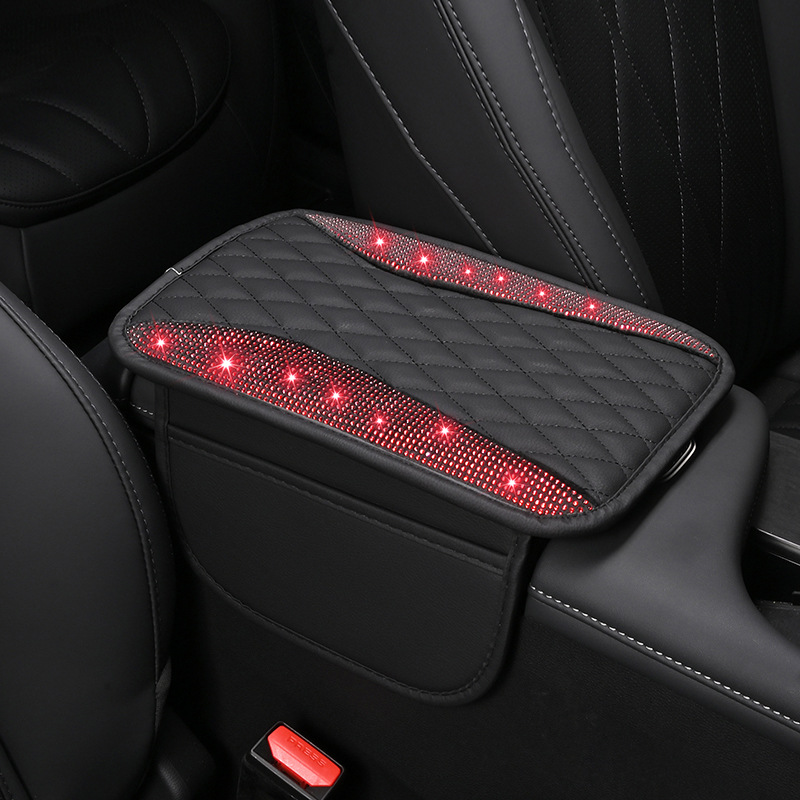 Protection, Universal Armrest box pad - red
