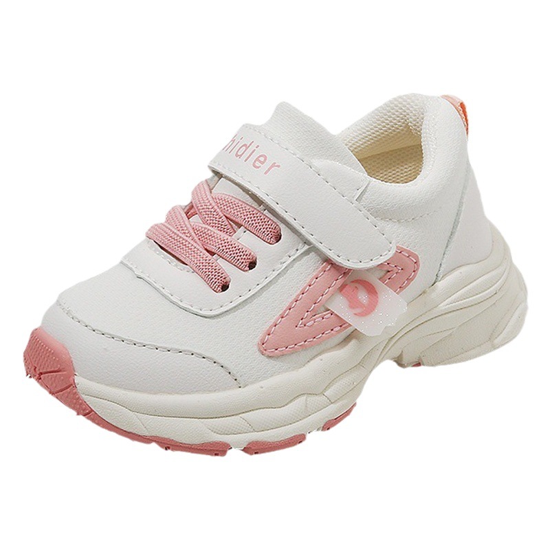 Primavera y otoño nueva zapatilla de deporte de los niños zapatos de papá de los niños zapatos de las niñas de los bebés antideslizante inferior suave antideslizante zapatos para correr