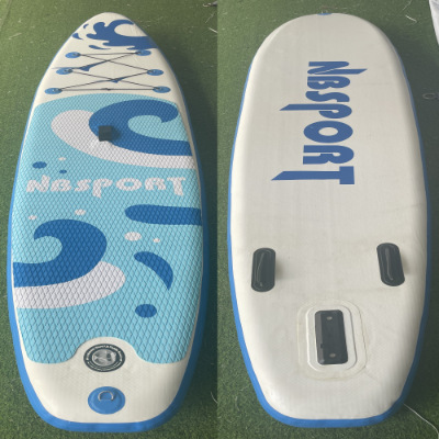 Tablero de surf inflable para principiantes, tablero de remo de esquí acuático para adultos, tablero de remo de agua plegable de pie grueso