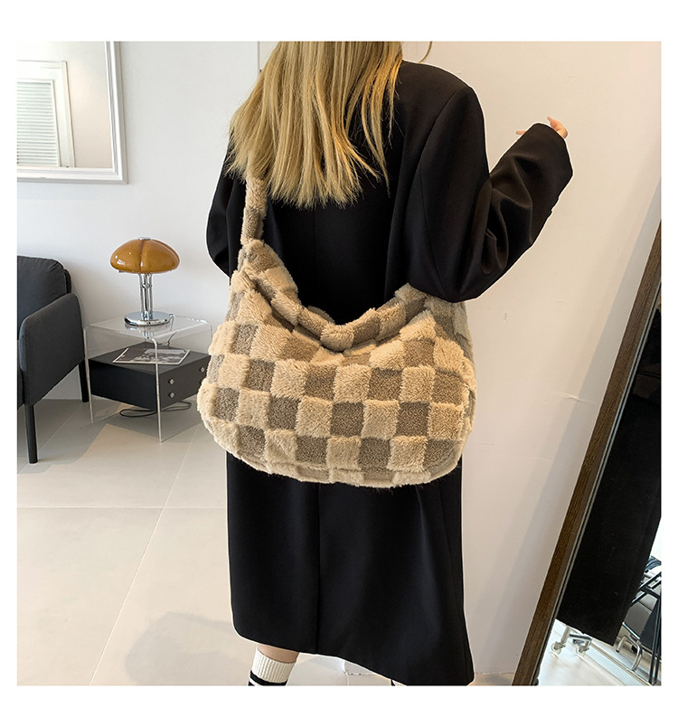 Women's Shoulder Bag Casual Fashion Solid Colour Handbag_voghion.com
