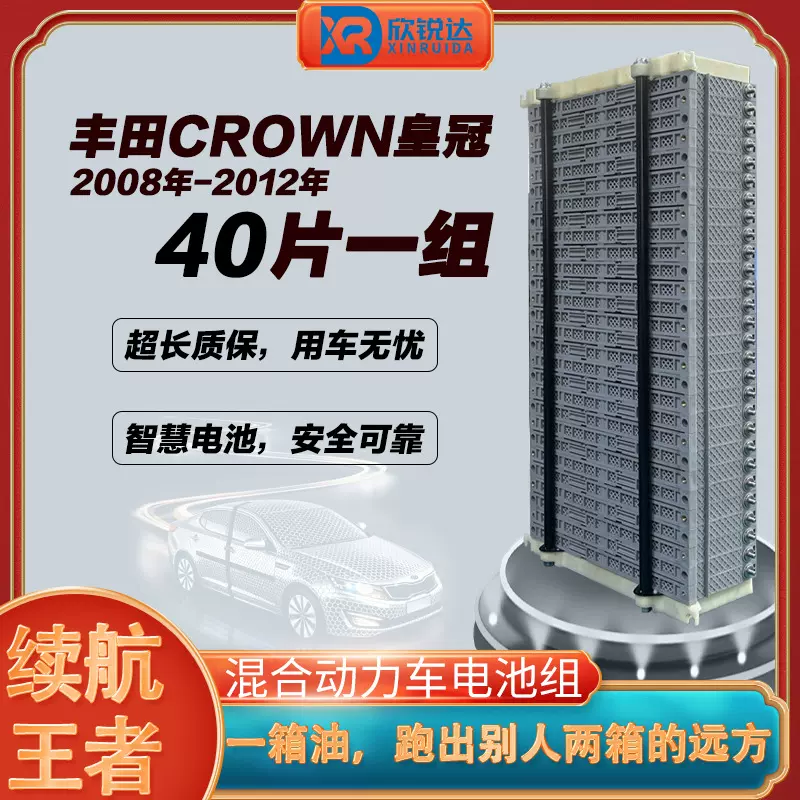 全新丰CROWN皇冠2008年-2012年40片一组田混合动力车电池以旧换新