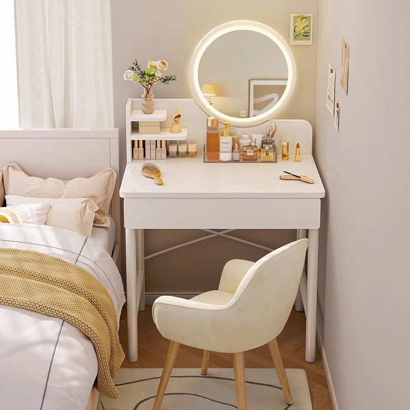 Dressing Table, Small Makeup Table, Simple Modern Bedroom, Small Apartment, New Style, Simple Makeup Table for Rental Housing