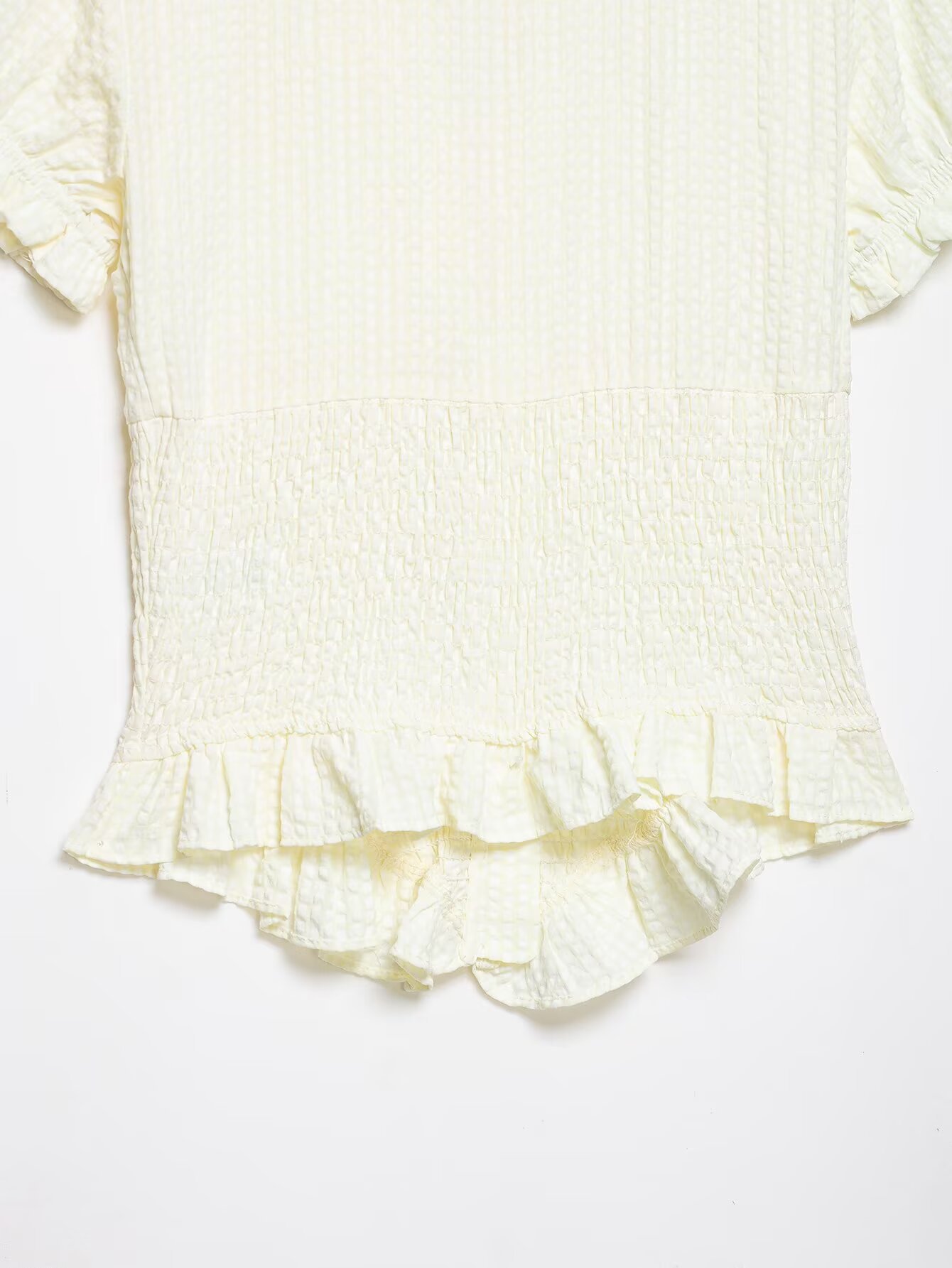 Women's Clothing Women's Bow Embellished Patchwork Shirt Top Elegant Fashionable Spring Summer For Formal & Casual For Women_ecoleips.com