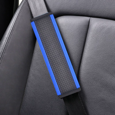 belt sheath, Seat belt shoulder pad - dd-diamond-quilted-shoulder-pad-single-blackblue-24cm