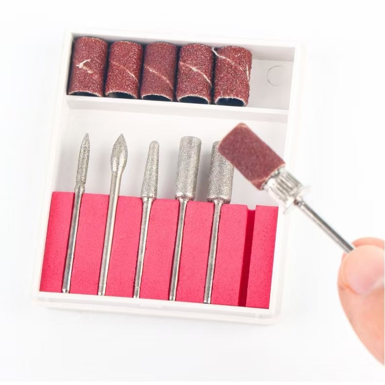 Unidad de amolador eléctrico de uñas 6 piezas de unidad de amolador de uñas 2.35 piezas de unidad de amolador de uñas 5 piezas de unidad de pulido