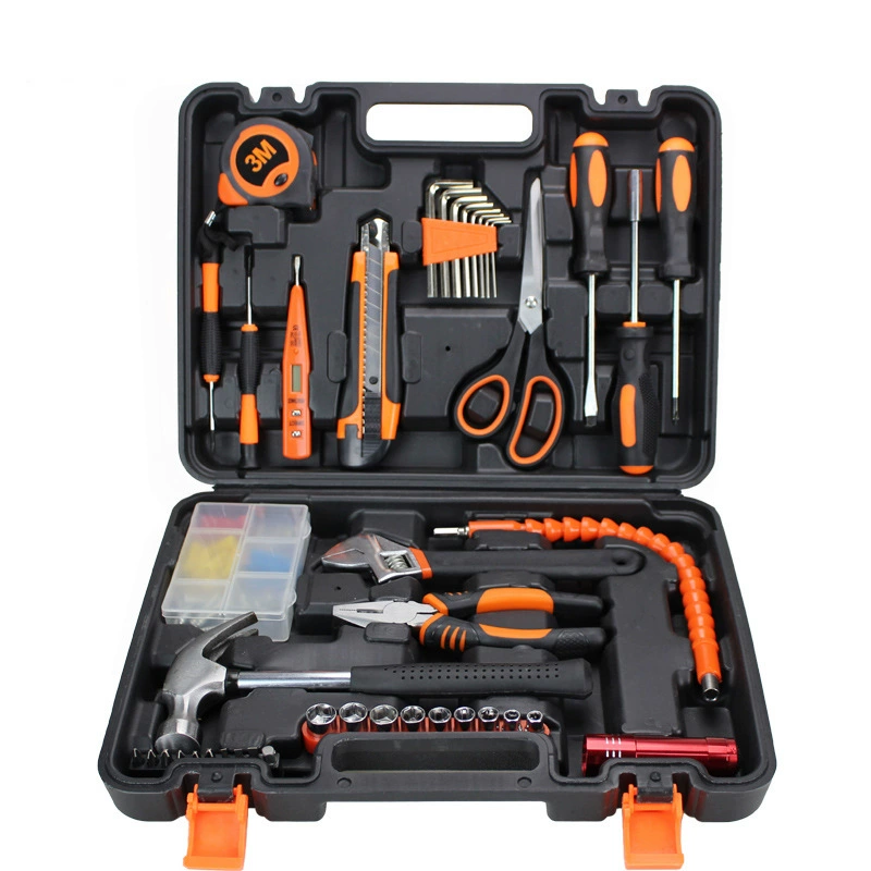 Factory invoicing home hardware tool combination set car maintenance tool electric drill shock drill kitchen tool box