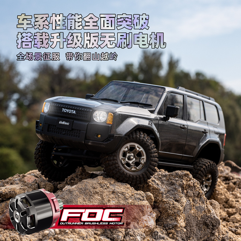 Youdi Ucx1802Pro Toyota Authorized Rc Climbing Car Upgraded Version with Brushless Motor for All-Terrain Off-Road Driving Youdi Ucx1802Pro Toyota Authorized Rc Climbing Car Upgraded Version with Brushless Motor for All-Terrain Off-Road Driving
