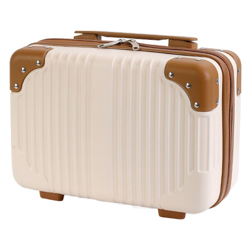Ретро 14inch чемодан, маленькая косметичка, сувенирный косметичка, мини-подарочная коробка, чемодан с паролем
