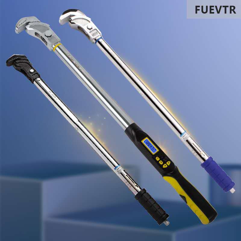 直螺纹钢筋套筒预置式电子数显扭力扳手检测管钳机械刻度力矩扳手