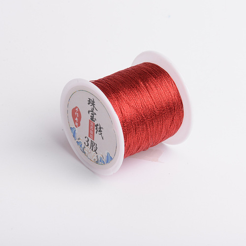 Handmade DIY jewelry wire, braided bracelet wrapping thread, gold and silver thread, price tag thread, gold broom thread, jade thread wholesale