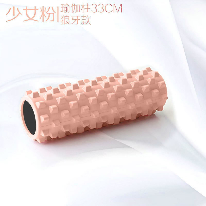 泡沫轴实心滚轴大尺寸肌肉放松瘦腿按瑜伽柱狼牙棒瑜伽用品泡沫轴|undefined