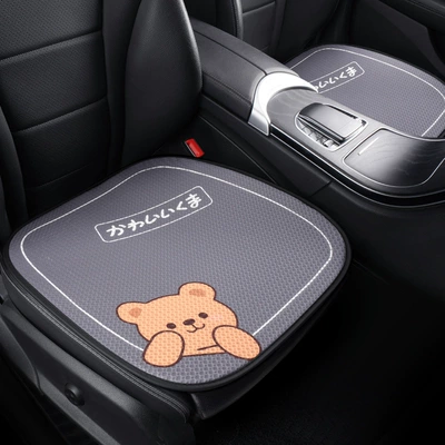 Seat cushion, seat cover, New Summer Car Cushion - winnie-the-pooh-gray-front-row-two