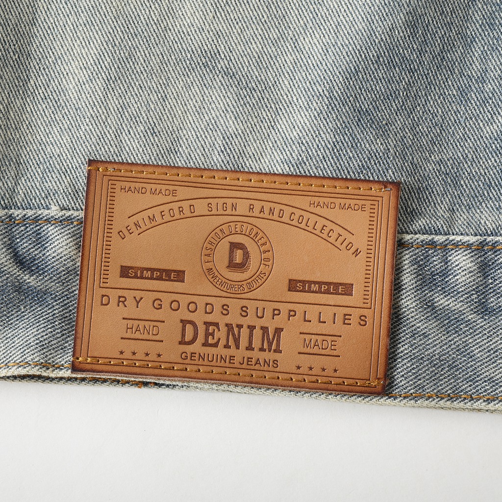 Veste en jean homme rétro coupe ample mode automne hiver_voghion.com