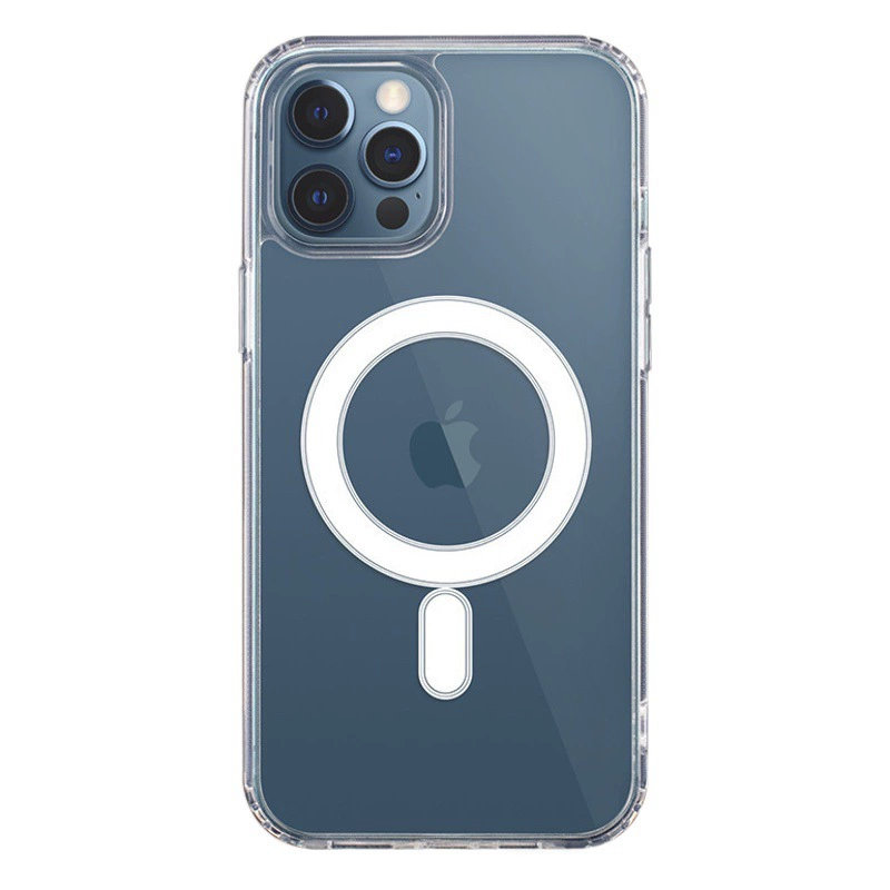 Подходит для Apple 17Pro, акриловый магнитный чехол Magsafe 13, защитный чехол для iPhone 16, два в одном 15, защитный чехол